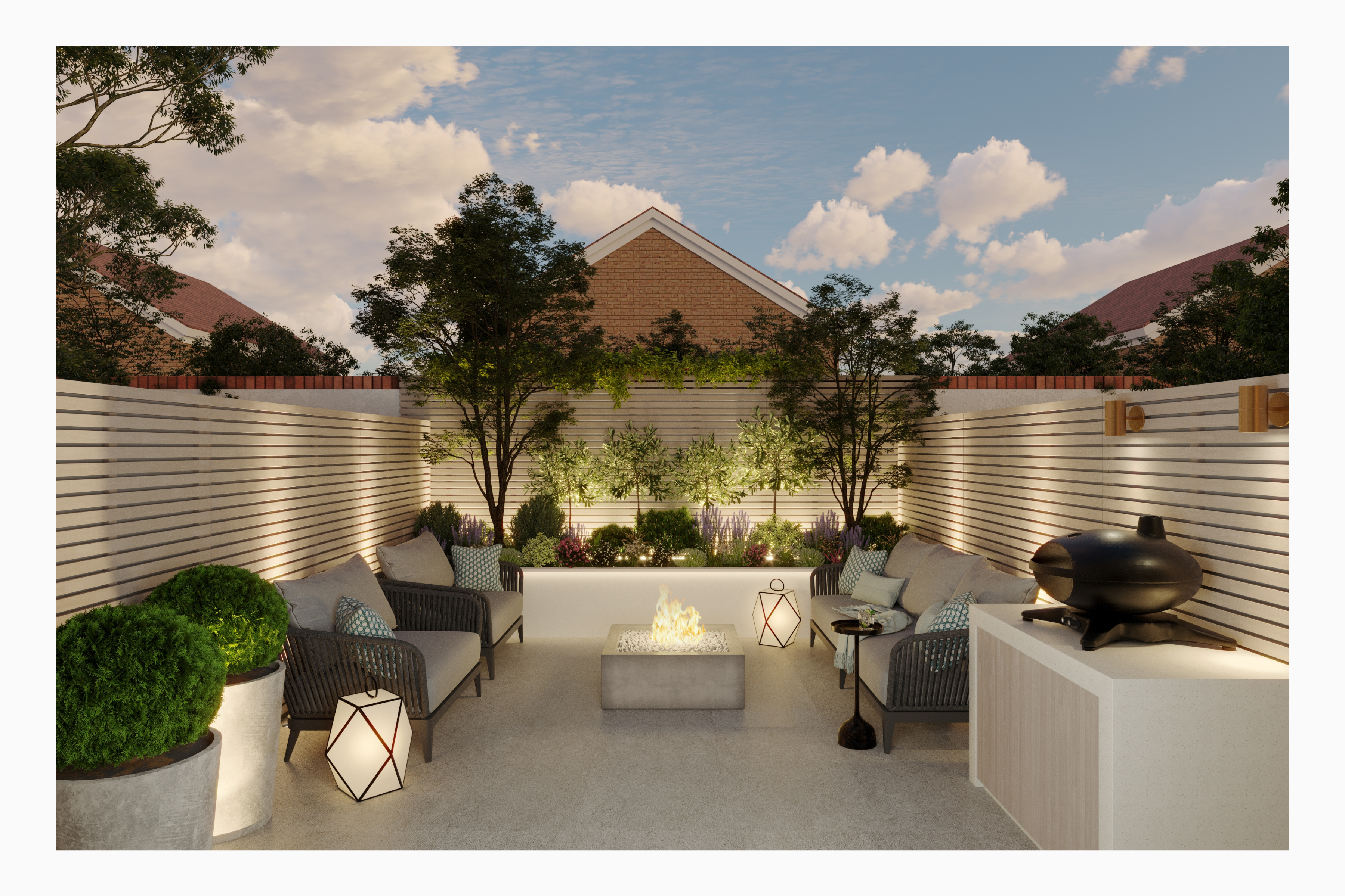 Outdoor Patio, Rear Extension, London Architect, Architecture, Italian Architect London